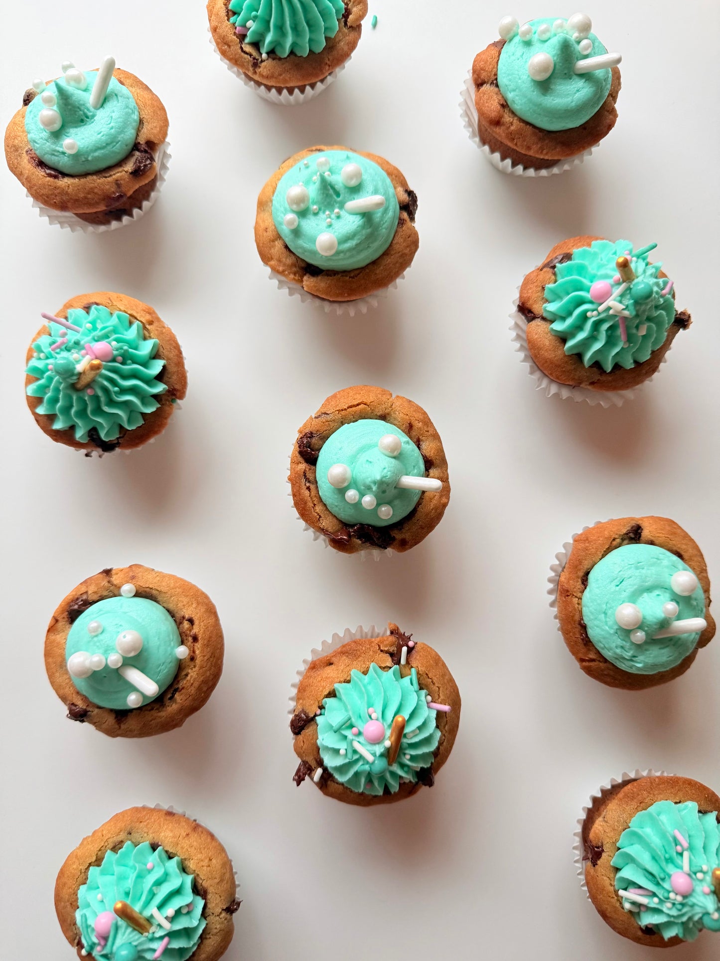 Mini Cookie Cupcakes